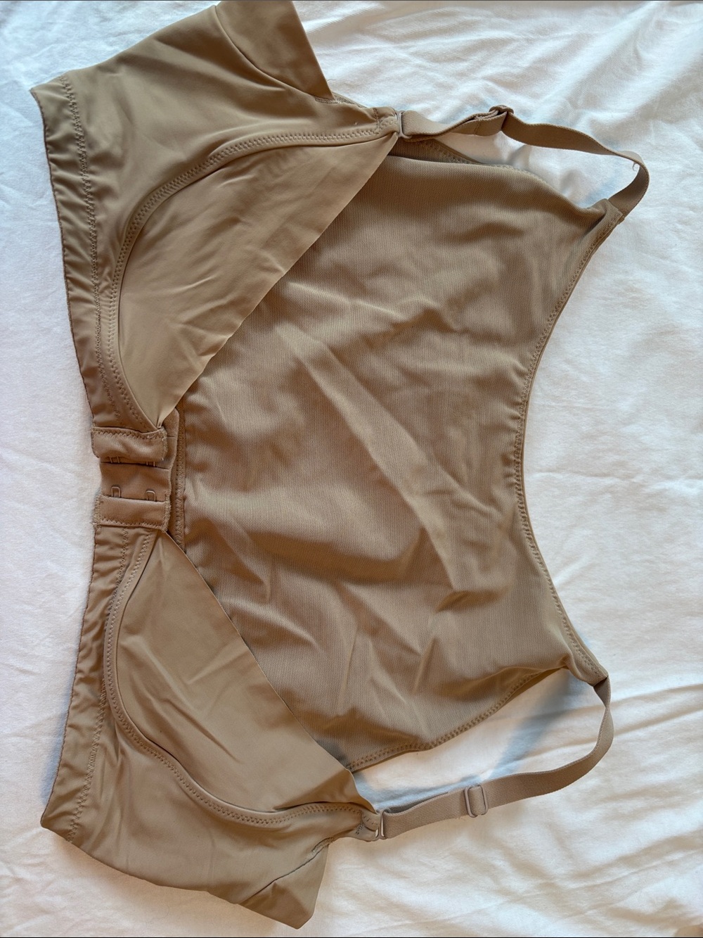 Flexees Seamless Wireless Bra in Beige XL